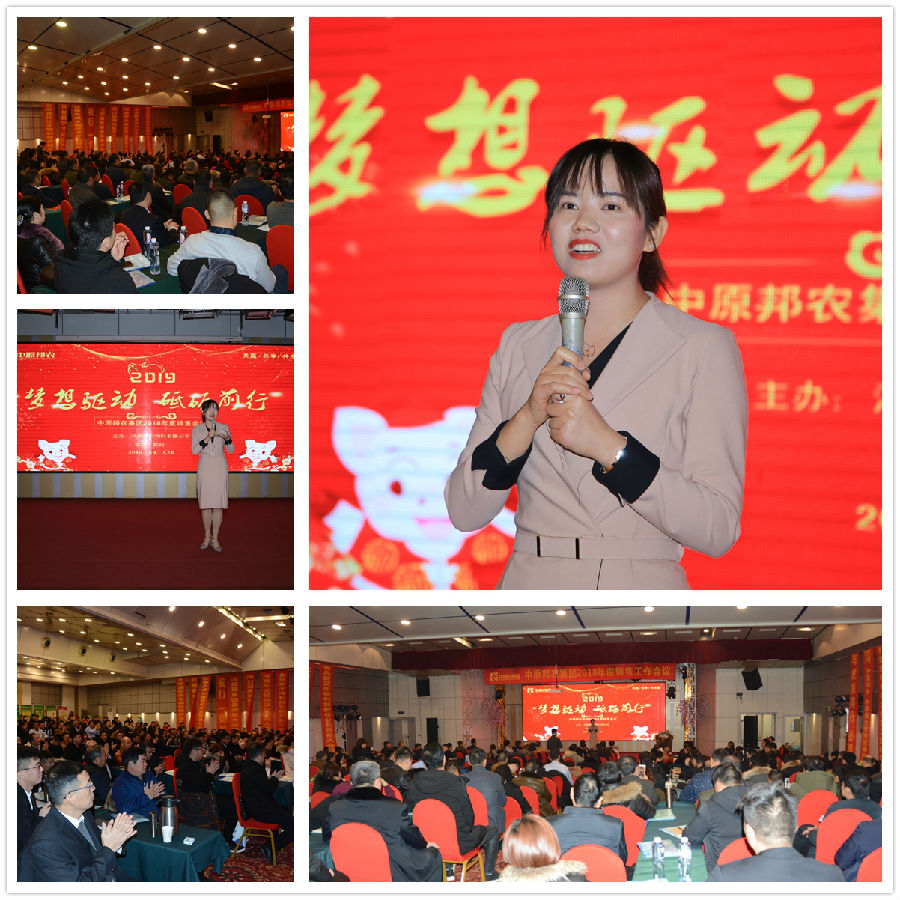 拥抱2019，，，，，梦想驱动——祝贺中原邦农集团2018年度销售事情聚会胜利召开-公司新闻-河南邦农饲料有限公司
